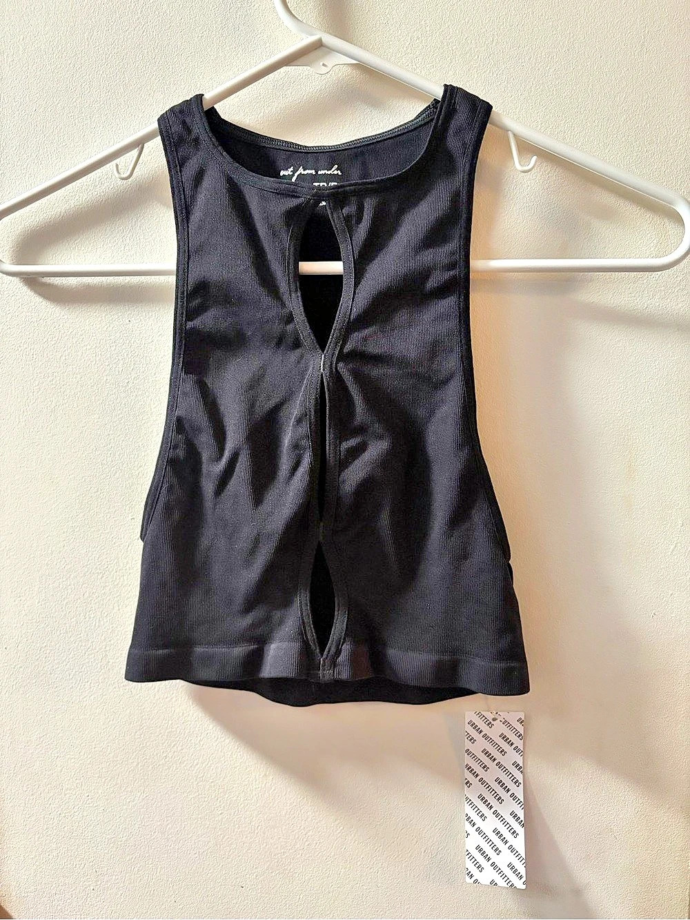 Urban Outfitters Black Ribbed Bodysuit Size XS/S NWT